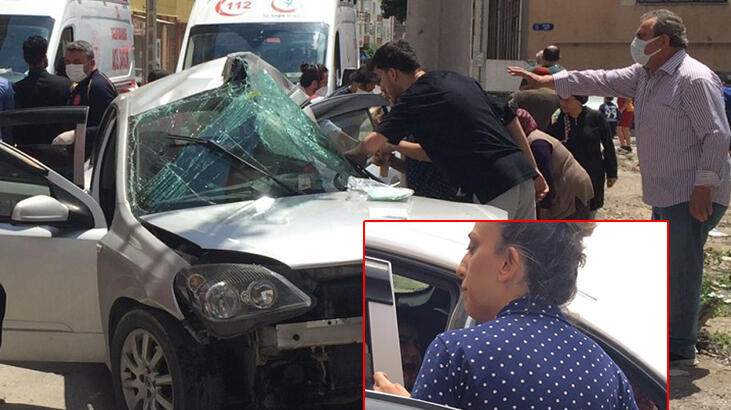 Son dakika... 4 genç kız araçta sıkıştı, herkes seferber oldu