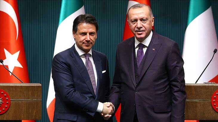Son dakika... Cumhurbaşkanı Erdoğan, İtalya Başbakanı Conte ile görüştü