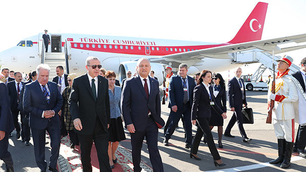 Son dakika... Cumhurbaşkanı Erdoğan Moldova'da