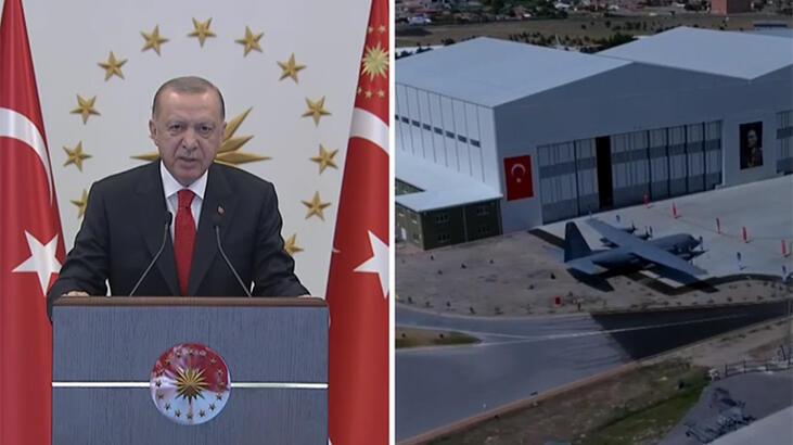 Son dakika... Uçak bakım tesisleri açılışında Cumhurbaşkanı Erdoğan'dan önemli açıklamalar