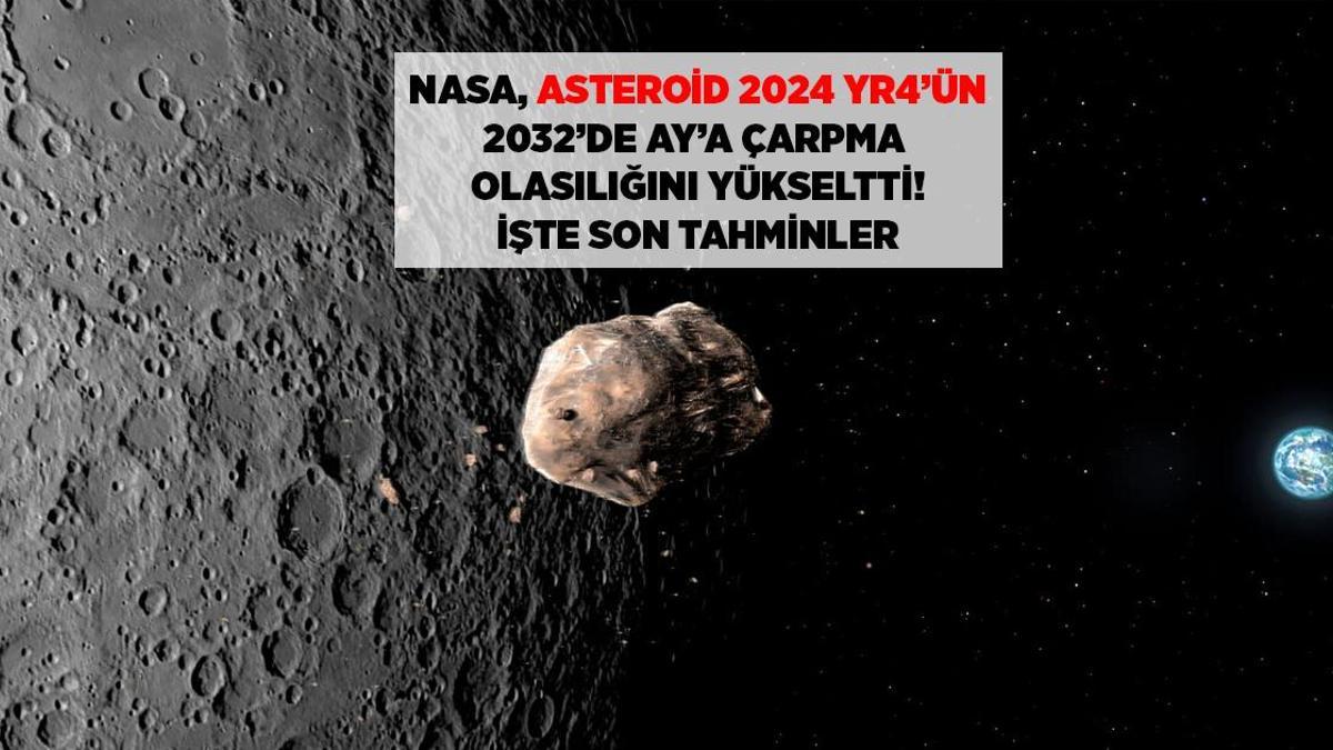 SON DAKİKA BİLİM HABERLERİ: NASA, ASTEROİD 2024 YR4'ÜN AY'A ÇARPMA OLASILIĞINI YÜKSELTTİ!