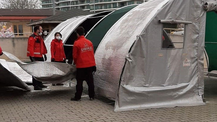 Son dakika: Corona virüs hastaneye girmeden triaj çadırlarında teşhis edilecek!