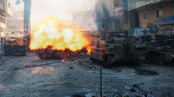 SON DAKİKA GAZZE HABERLERİ: İsrail ordusunun yok edilen tankları!