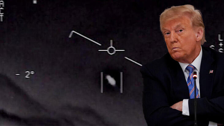 Son dakika: O da konuştu... Trump'tan flaş UFO açıklaması!