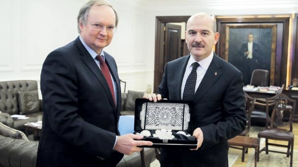 Soylu, Berger’i kabul etti