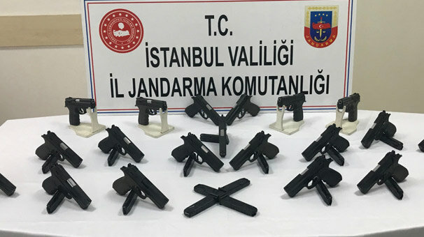 Suç örgütlerine giden kaçak silahlara operasyon