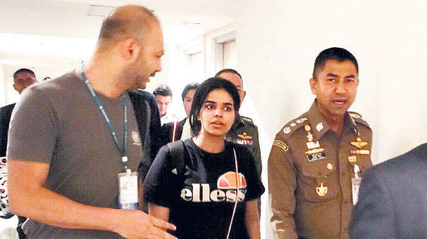 Suudi kız şimdilik özgür!