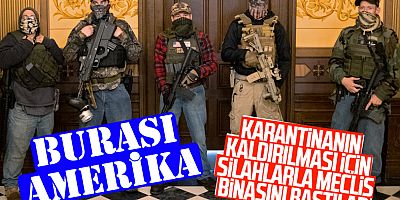 ABD'de silahlı korona protestosu