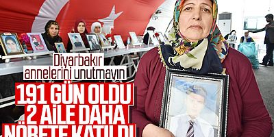 Diyarbakır'da oturma eylemine iki aile daha katıldı