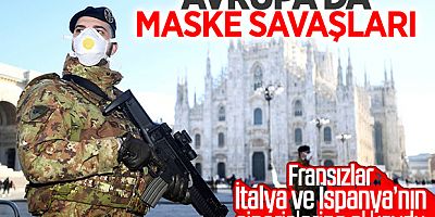 Fransa, İsveç şirketinin maskelerine el koydu