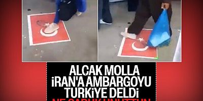 İran'da Türk bayrağına hakaret