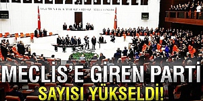 Meclisteki Parti Sayısı 9'a Çıktı