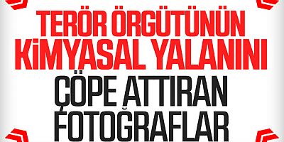 PKK'nın Kimyasal bomba yalanı fotoğraflarla çürütüldü