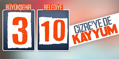 PKK'ya bir darbe daha: Cizre Belediyesi'ne kayyum atandı