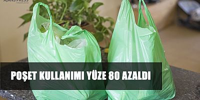 POŞET KULLANIMI YÜZE 80 AZALDI