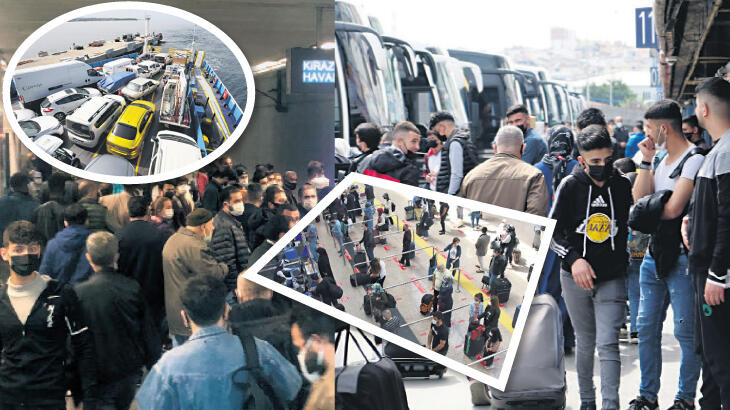 ‘Tam kapanma’ göçü bayramları aratmadı