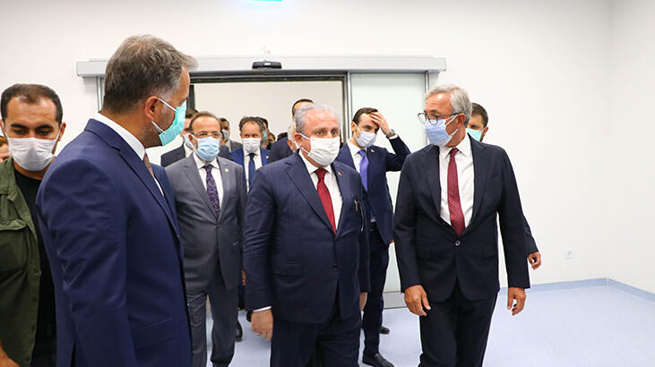 TBMM Başkanı Şentop, Tekirdağ Şehir Hastanesinde incelemelerde bulundu