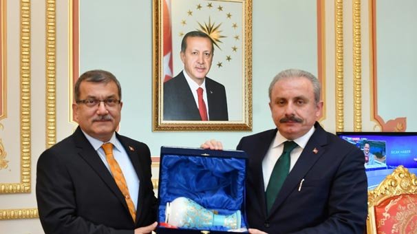 TBMM Başkanı Şentop, Uzunkaya'yı kabul etti
