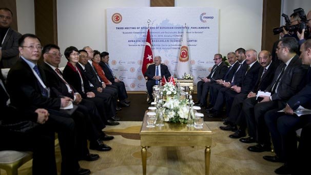 TBMM Başkanı Yıldırım, Chilin Baima'yı kabul etti