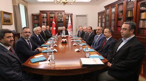 TBMM Başkanı Yıldırım HSK üyelerini kabul etti