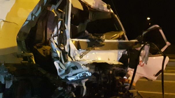 TEM Otoyolu'nda trafik kazası!