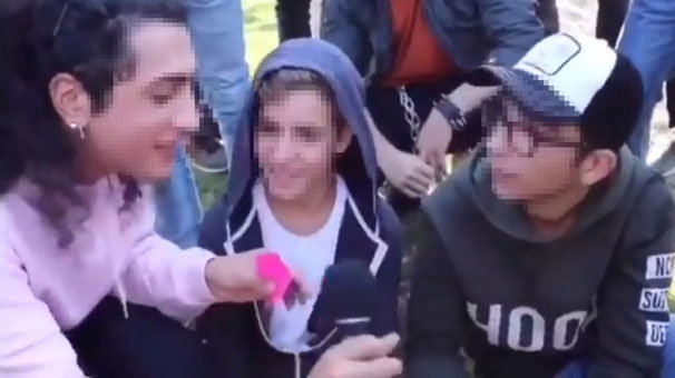 Tepki çeken görüntünün ardından gözaltına alındı