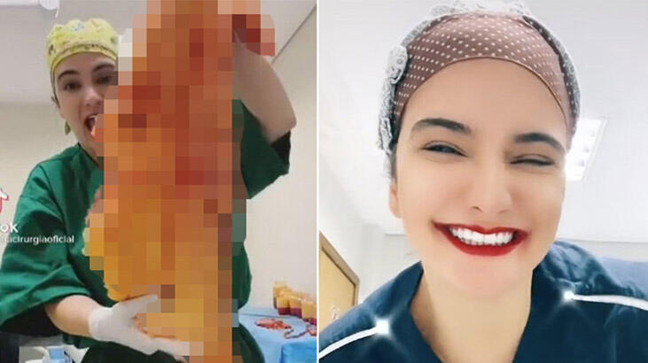 Tepki çeken paylaşım! Hastalardan alınan yağ dokularıyla dans etti