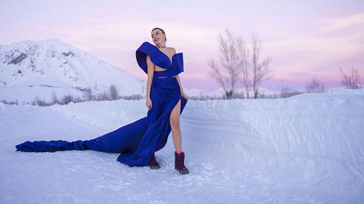 Teröristlerden temizlenen Munzur Dağları'nda moda çekimi