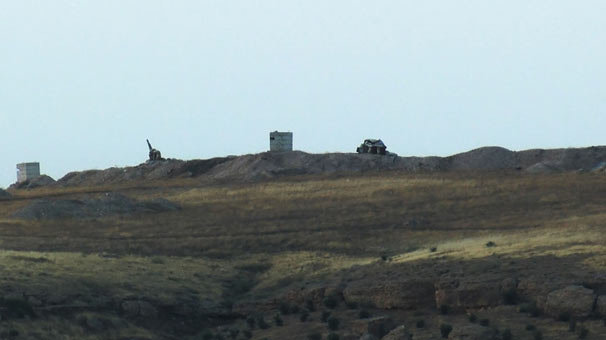 Teröristlerin sınır ötesinden taciz ateşlerine anında karşılık!