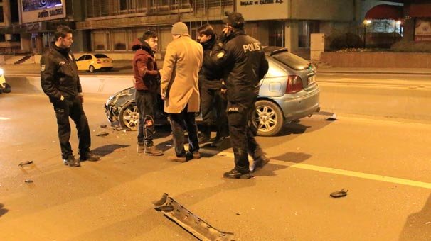 Ters yöne girince ortalığı birbirine kattı