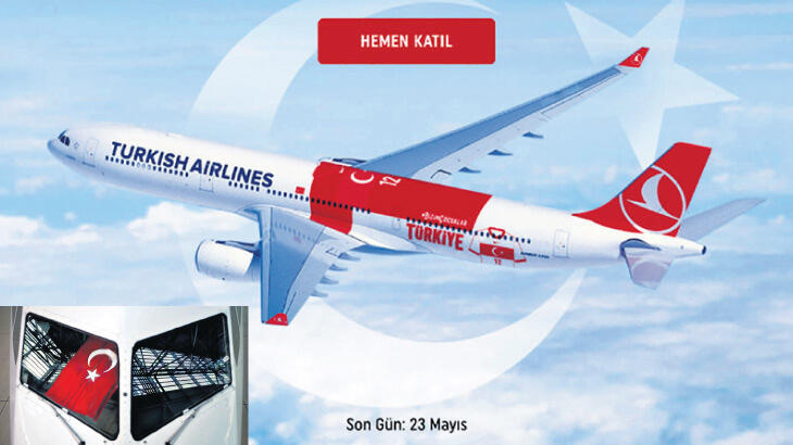 THY uçağına tarihi forma