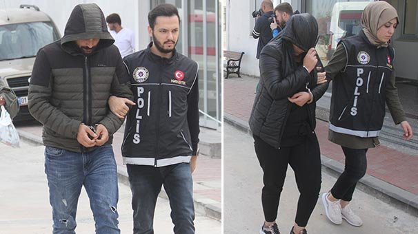 Torbacı karı-koca tutuklandı