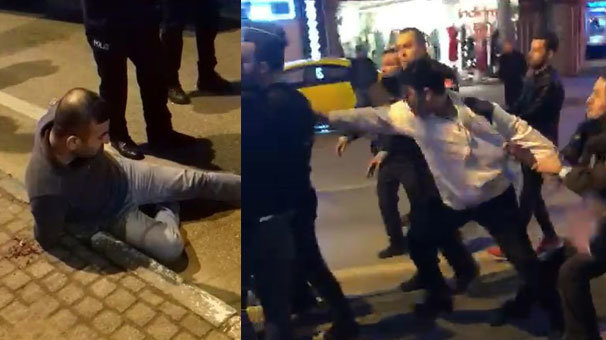 Trafik polisine vurmaya çalışan alkollü sürücüyü vatandaşlar linç etmek istedi