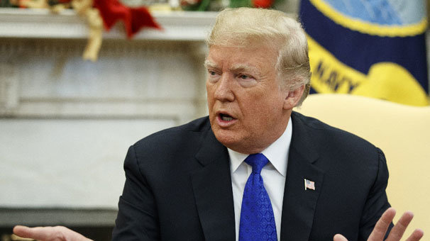 Trump ile Demokrat liderler arasında 'Meksika sınırına duvar' tartışması