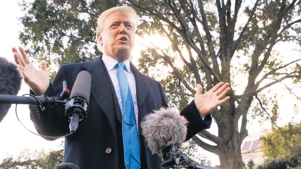 Trump, konuşmasını  hükümete endeksledi