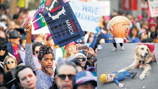 Trump’a karşı sokaktaydılar