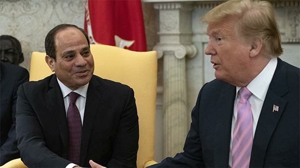 Trump'tan Sisi'ye övgü