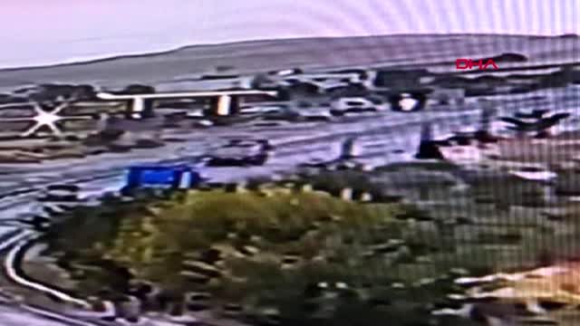 Tunceli'de 4 kişinin öldüğü kazanın güvenlik kamerası görüntüsü