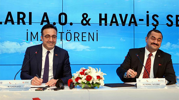 Türk Hava Yolları ve Hava İş Sendikası Toplu İş Sözleşmesine imza attı