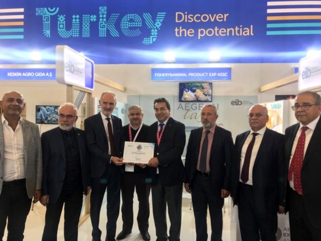 Türk su ürünleri ve hayvansal mamulleri Köln'deki Anuga Fuarında