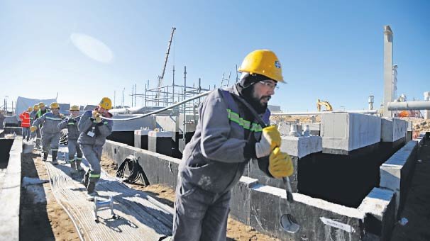 TürkAkım terminalinin yüzde 50’si tamamlandı