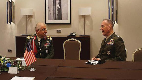 Türkiye ve ABD Genelkurmay Başkanları arasında NATO Karargahı'nda kritik görüşme