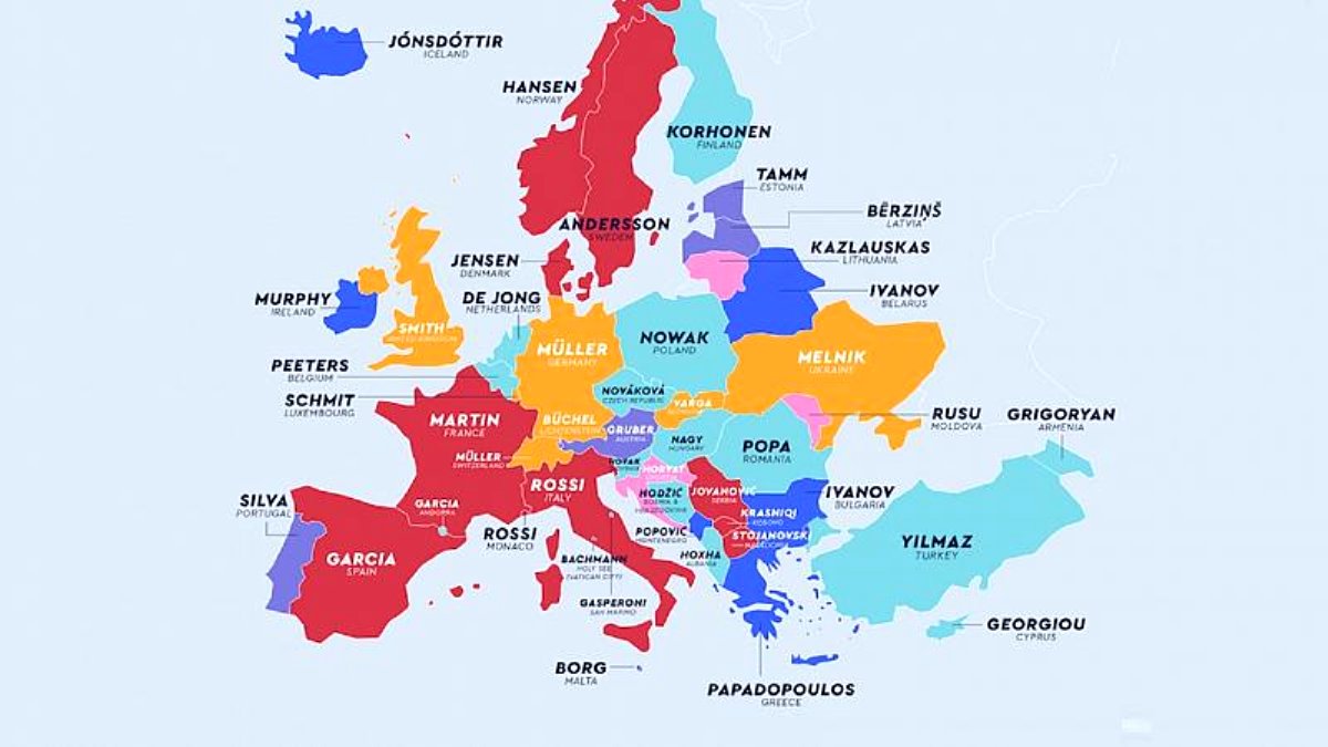 Türkiye'deki en yaygın soyadı Yılmaz, peki dünyadaki en popüler soyisimler neler?