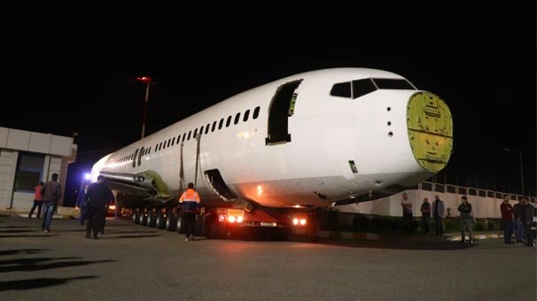 Türkiye'nin konuştuğu uçak böyle götürüldü!