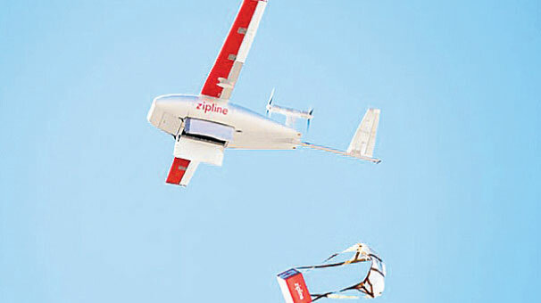 Ücra yerlere drone’la ilaç