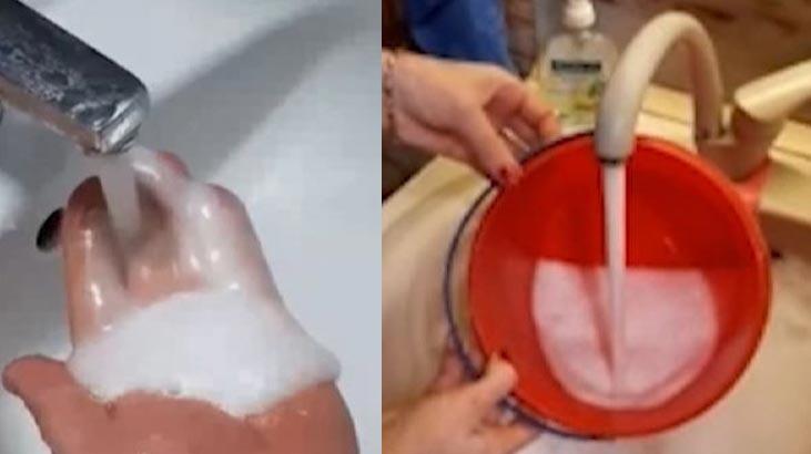 Ülkede şok! Musluklardan deterjan aktı