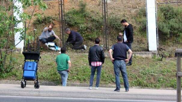 Ümraniye'de yol kenarında bomba bulundu