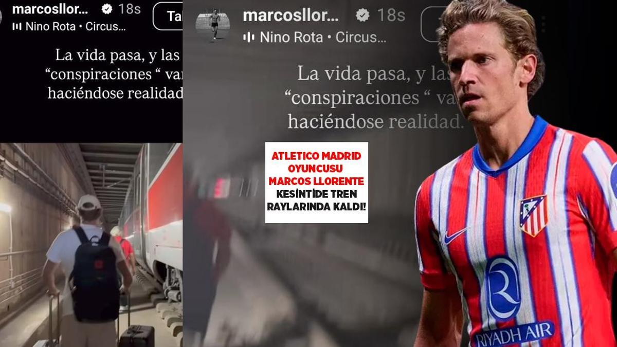 Ünlü futbolcu Marcos Llorente elektrik kesintisinde raylarda kaldı: 'Komplo teorileri gerçek oluyor!'