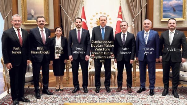 Varlık Fonu’nun başkanı Erdoğan