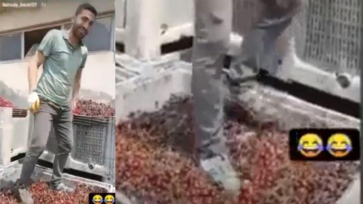 Vişnelerin ayakkabıyla çiğnenmesi olayında yeni gelişme